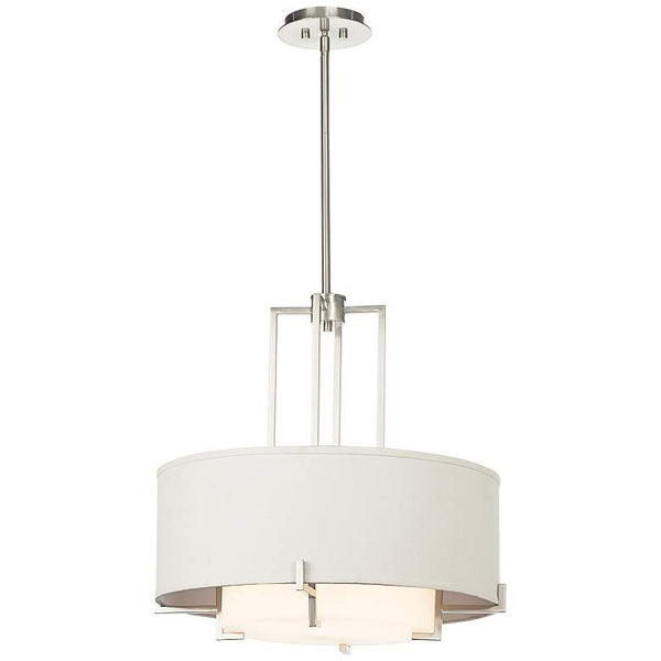 Lamps Plus P0980 Possini Euro Design Concentric Shades 25" Wide Pendant, White