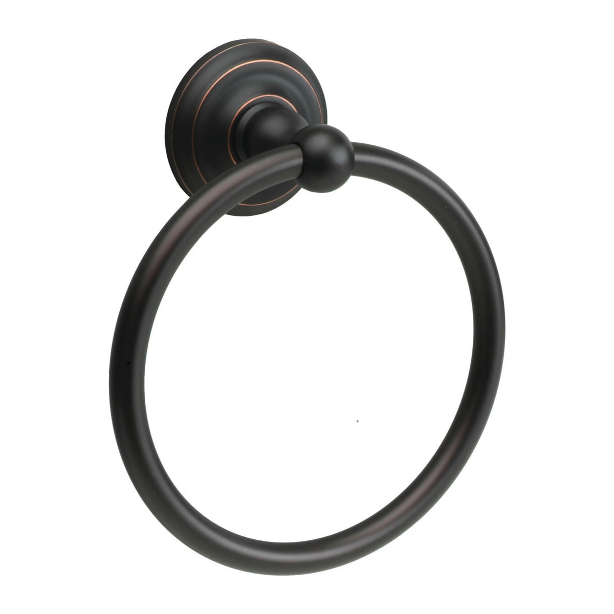 Pamex BC7BL-30 Ventura 6.5" Diameter Towel Ring, Matte Black