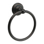 Pamex BC7BL-30 Ventura 6.5" Diameter Towel Ring, Matte Black
