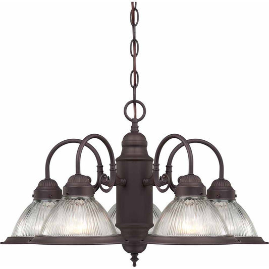 V4715-79 - 5 Light Roth Antique Bronze Chandelier