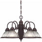 V4715-79 - 5 Light Roth Antique Bronze Chandelier