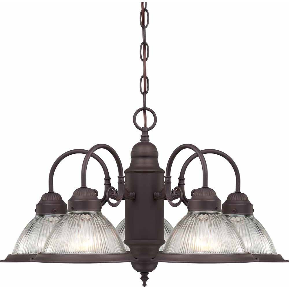 V4715-79 - 5 Light Roth Antique Bronze Chandelier