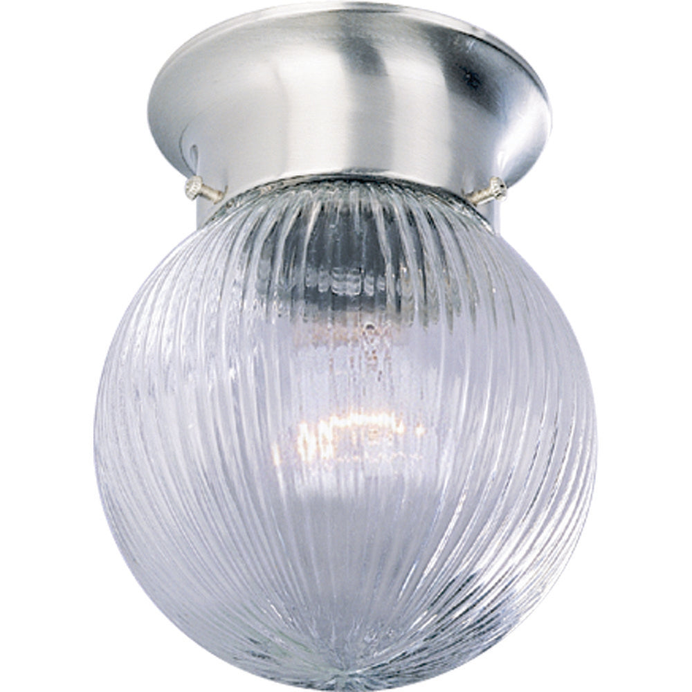 V7303-33 - 1 Light Indoor Brushed Nickel Mini Flush Mount