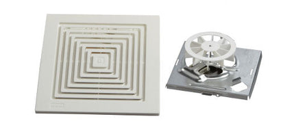 Broan 1670F 50 CFM Ventilation Motor Assembly and Grille Finish, 3.5 Sones