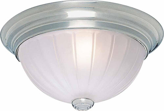 V7822-33 - Brush Nickel 2 Lt. Flush Mount - Volume International - IN STOCK LIGHTING - Flush Mount