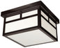 Z1843-7 - Burnished Copper 1 Lt. Mission Outdoor Flush Mount - Craftmade - IN STOCK LIGHTING - Exterior Flush Mount